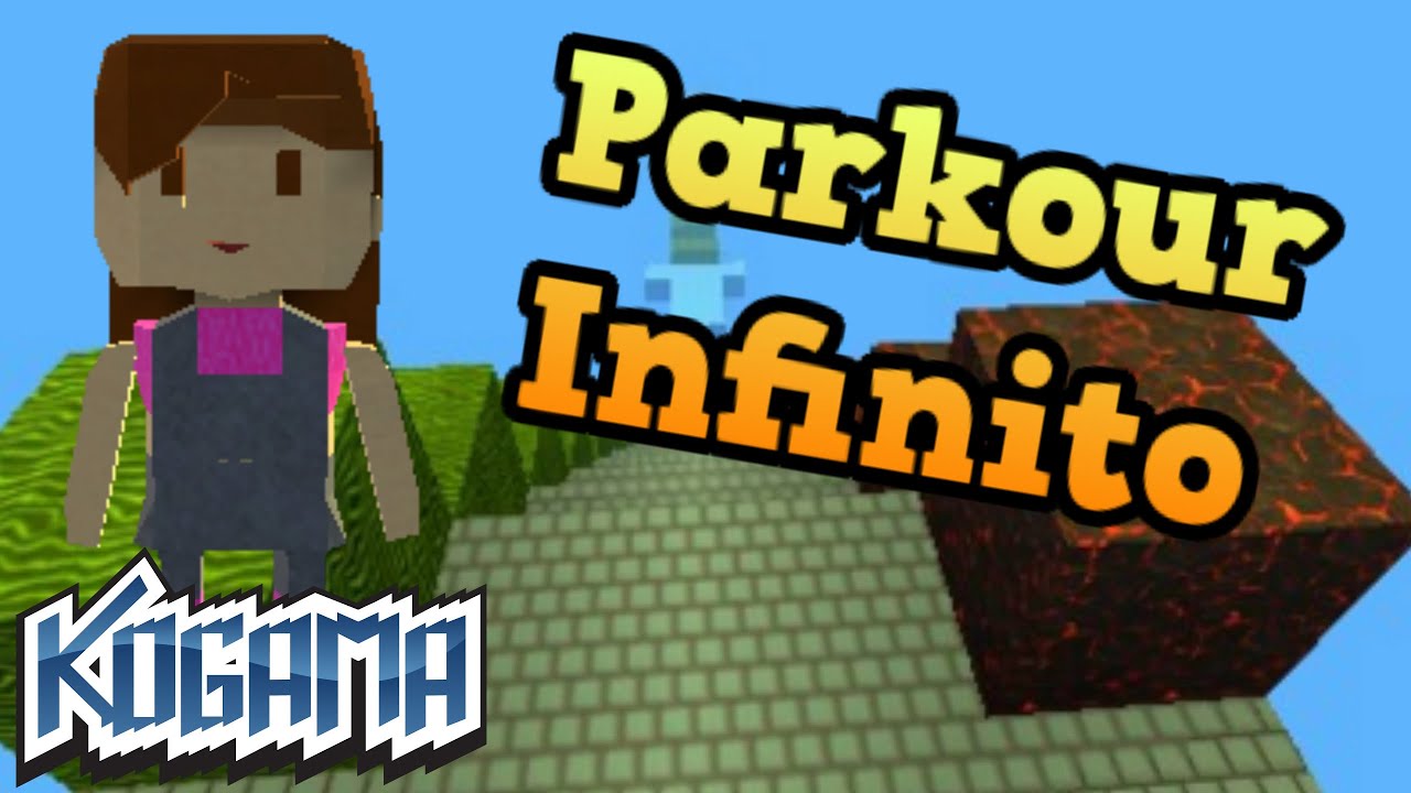 Kogama Parkour Infinito Pra Frente Pra Tras Kkk 04 Youtube - jogo roblox parkour infinito