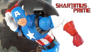 Marvel Legends Captain America 20th Anniversary Toybiz Comic Avengers Hasbro Action Figure Review