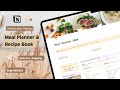 Meal Planning in Notion 🍒🥝🍓| Recipe Book and Grocery List #notiontemplate #mealplanner #aesthetic