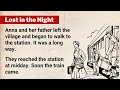 Improve your english  english story  lost in the night  a train ride to naira  level 3