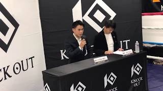 9.28 KNOCK OUT & REBELS合同公開練習及び記者会見！