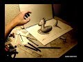 【トリックアート】スケッチブックから飛び出す3Dアート⑨