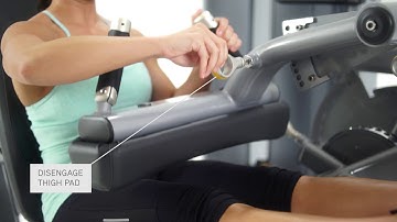 Matrix Fitness Leg Extension Leg Curl Set Up