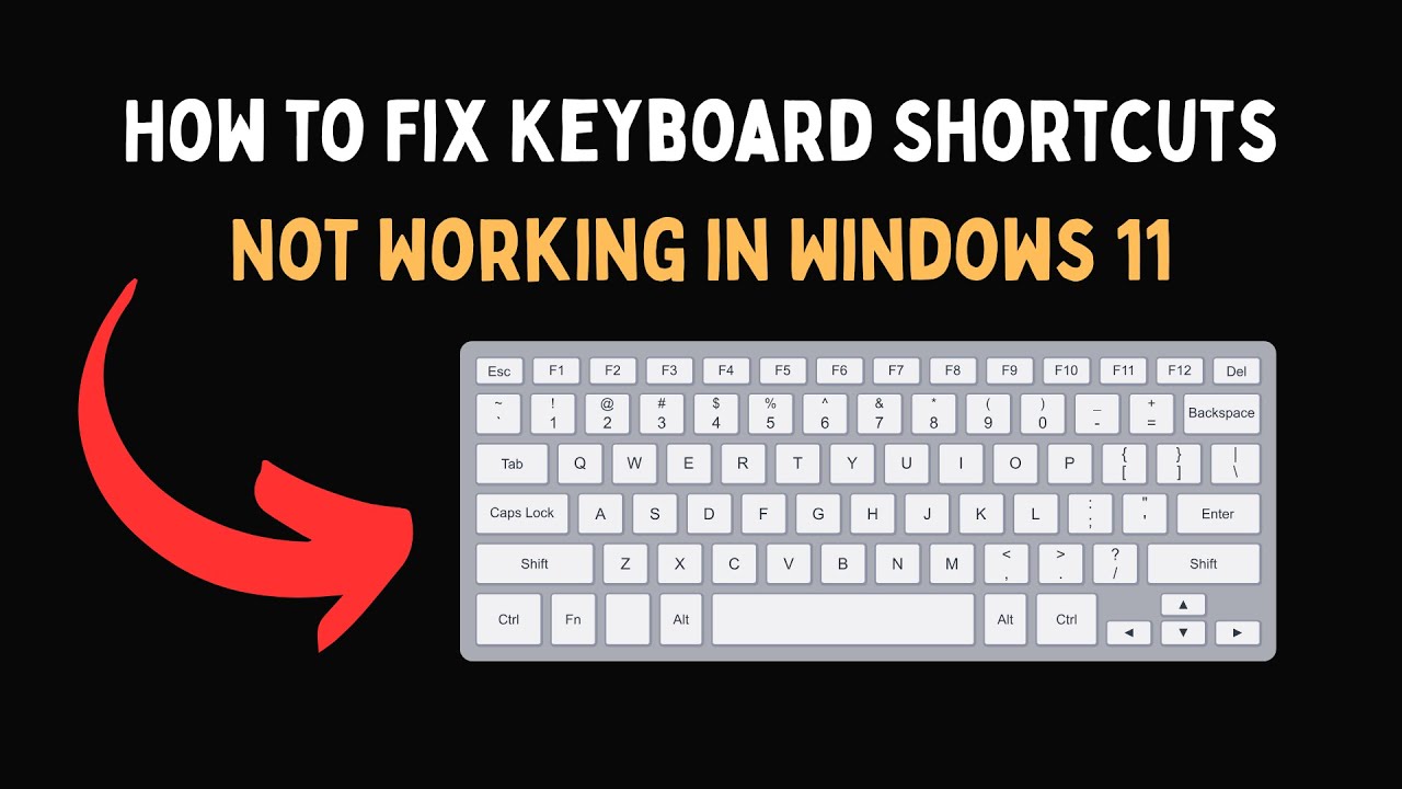 Как исправить неработающие сочетания клавиш в Windows 11