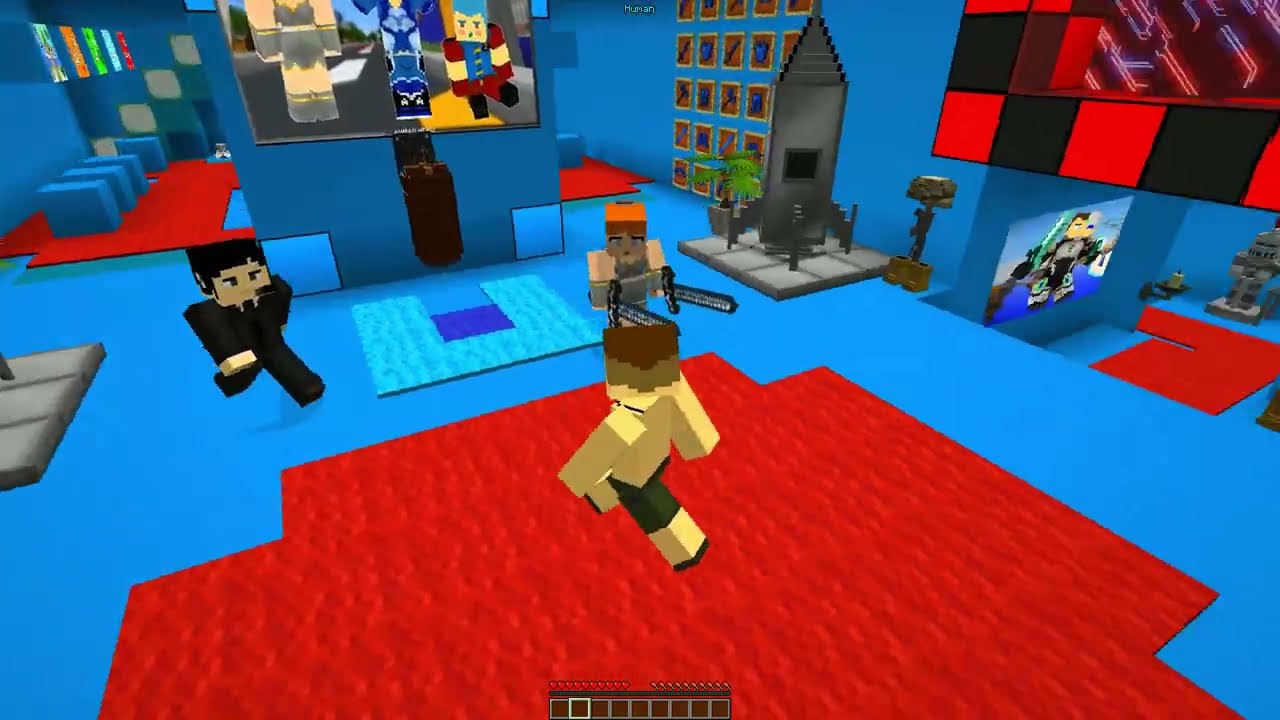 فلم ماين كرافت : كوكب احمد البطل ضد كوكب احمد العملاق الشبح الشرير !!؟ 🔥😱