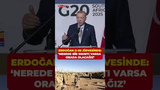 Erdoğan, Johannesburgda G20 Liderler Zirvesinin Ardından Düzenlenen Basın Toplantısında Konuştu