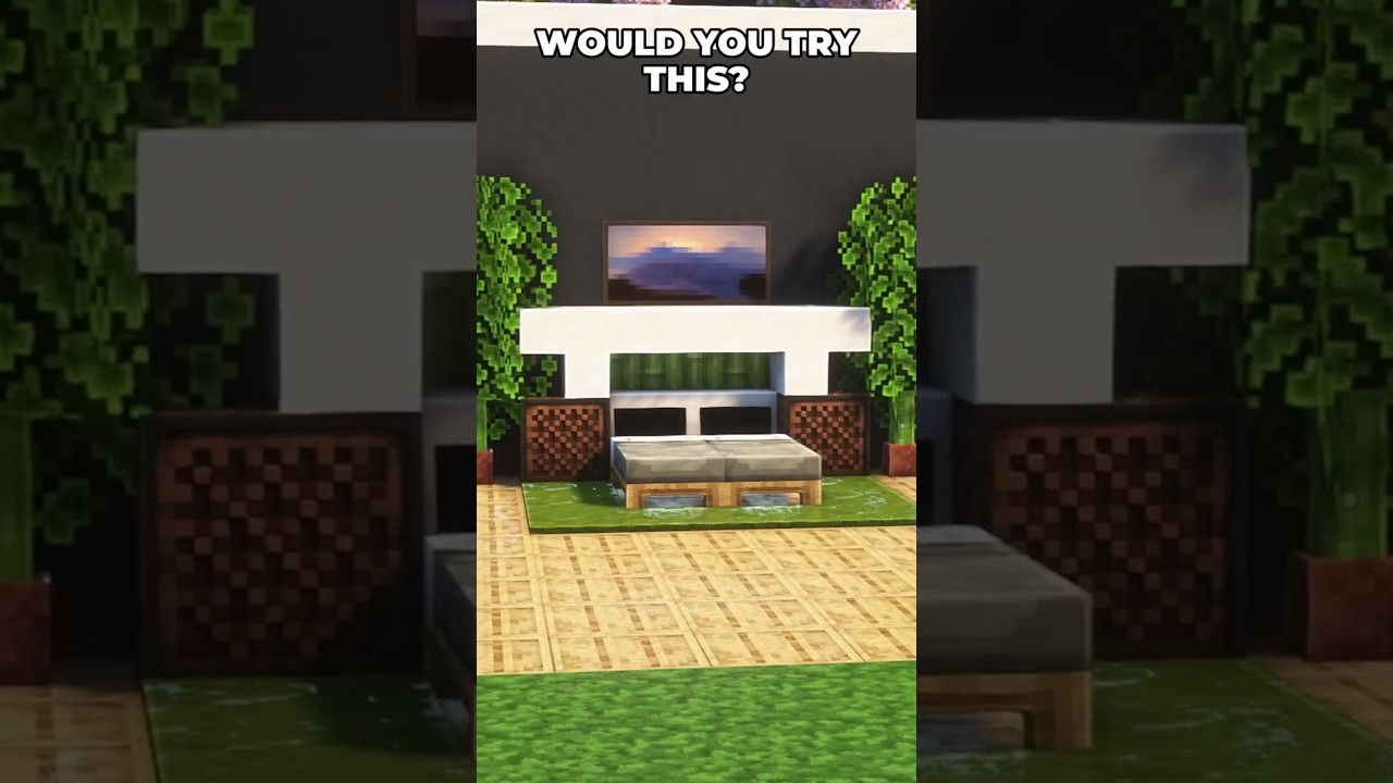 Minecraft Modern Bed 💀 
