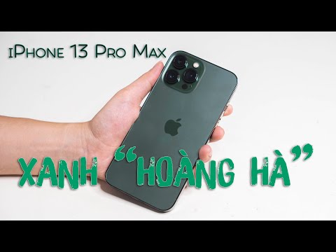 Video Trên tay iPhone 13 Pro Max phiên bản màu xanh 