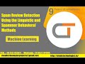 Effective Spam Review Detection with Linguistic & Behavioral Techniques | IEEE Projects Hyderabad