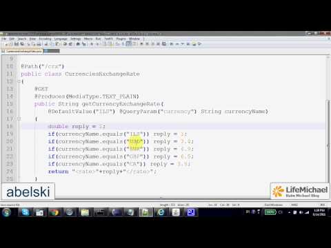 Simple REStful Web Service with Parameters using Jersey