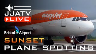 🔴 LIVE! BRISTOL AIRPORT (BRS) | Evening Plane Spotting #planespotting #aviation #live