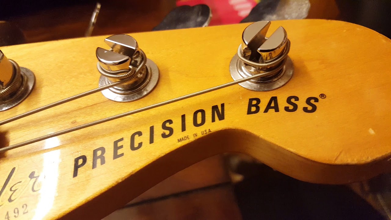 1978 FENDER PRECISION FRETLESS BASS AMERICAN USA VINTAGE BADASS II