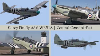 Beautifully Restored Fairey Firefly AS.6 | Central Coast AirFest