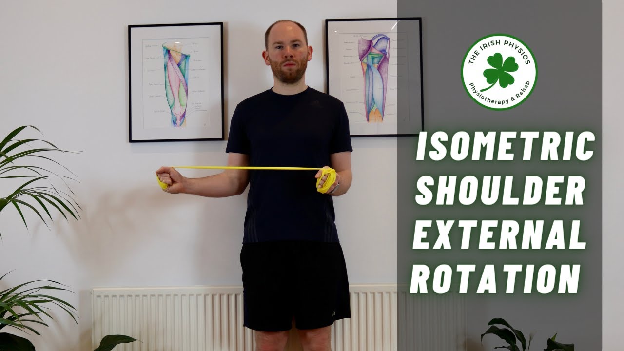 Isometric Shoulder External Rotation | Rotator Cuff Strengthenig - YouTube