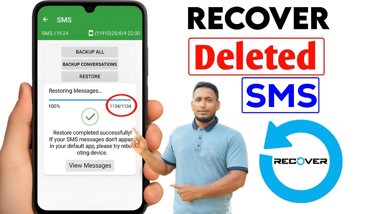 How to Recover Deleted Text Message / SMS 2025 | New Update - YouTube