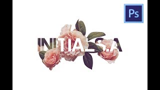 TUTORIAL PHOTOSHOP CS6 -  FLORAL TYPOGRAPHY