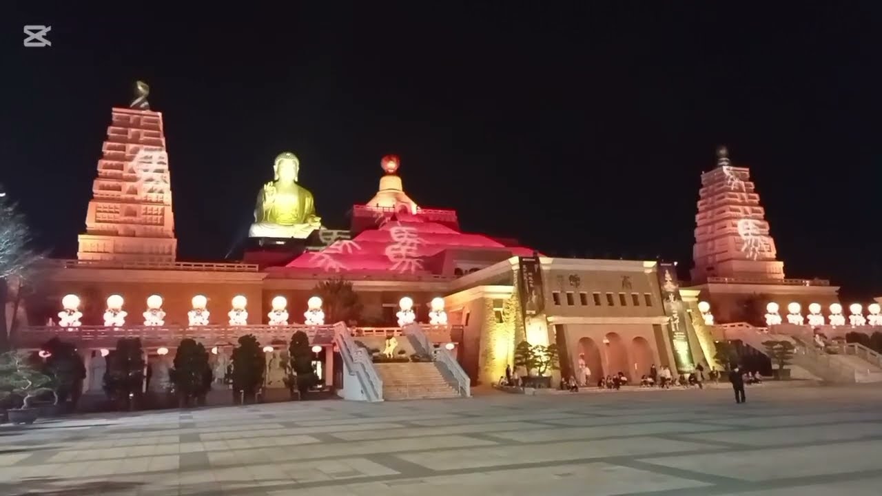 夜景，夜拍 @ 佛光山佛陀紀念館。