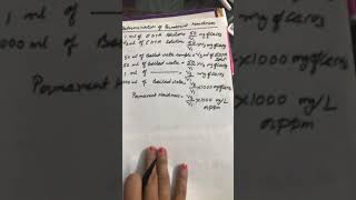 Calculation of EDTA Method part 1B