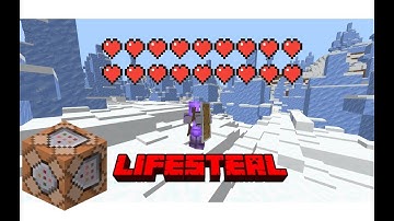 How to recreate the Life Steal SMP with commands Minecraft(BEDROCK)