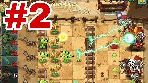 Plants vs. Zombies 2: It’s about Time - Gameplay Walkthrough Part 2 - Ancient Egypt (iOS)