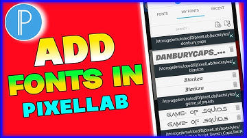Pixellab me font kaise add kare | How to add fonts in pixellab | Pixellab font download