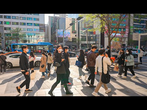 [4K HDR] Saturday Afternoon Walk in Gangnam Streets Seoul Tour Korea's Avatar
