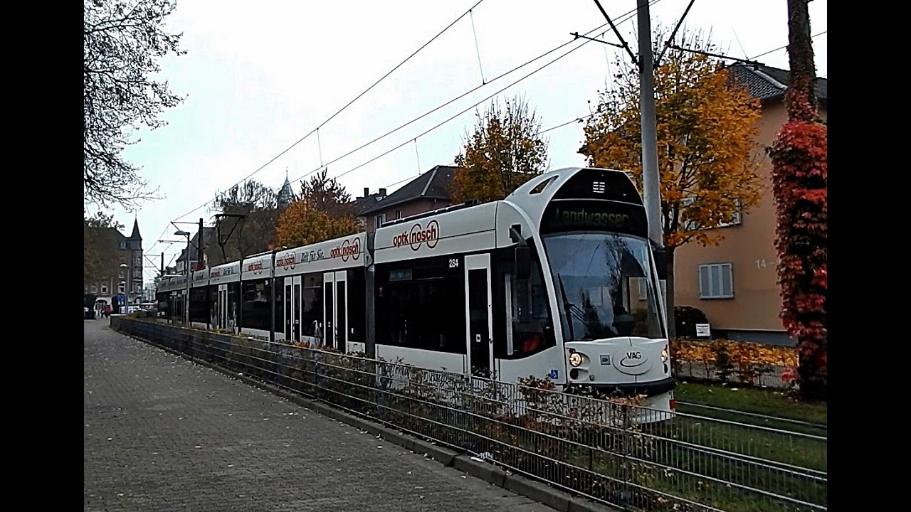 VAG Freiburg - Tramverkehr im Oktober 2016