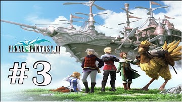 Final Fantasy III (PSP) - Walkthrough Part 3 - Castle Sasune - Optional BOSS: Griffon"Meet Ingus"