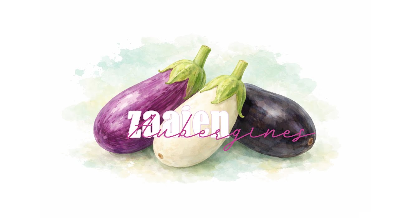 002 Aubergines zaaien, februari 2026