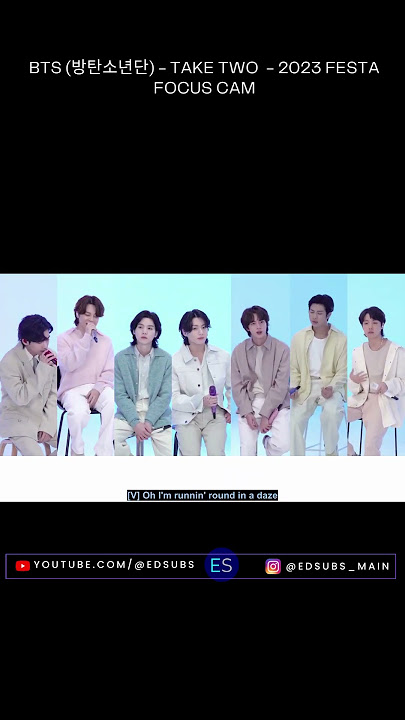 BTS- Take Two - Live Clip - Multi Focus Cam #2023BTSFESTA [ENG] Color Coded Lyrics (가사)  Han/Rom/Eng