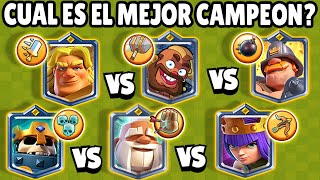 WHICH IS THE BEST CHAMPION? | NEW CHAMPION | CLASH ROYALE CHALLENGE