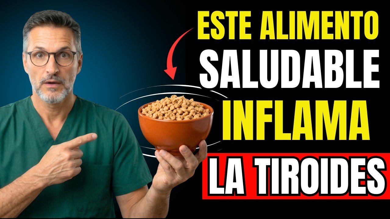 5 Alimentos SALUDABLES que INFLAMAN la TIROIDES y ENGORDAN Después de los 40 (Y Nadie te lo Dice)