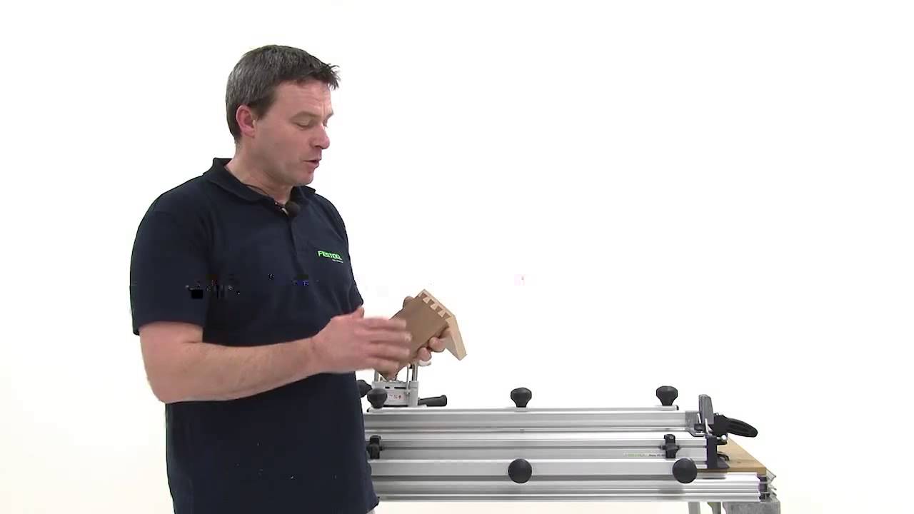 Festool TV 06 Dove Tail Jointing system VS600 jig for drawers. - YouTube