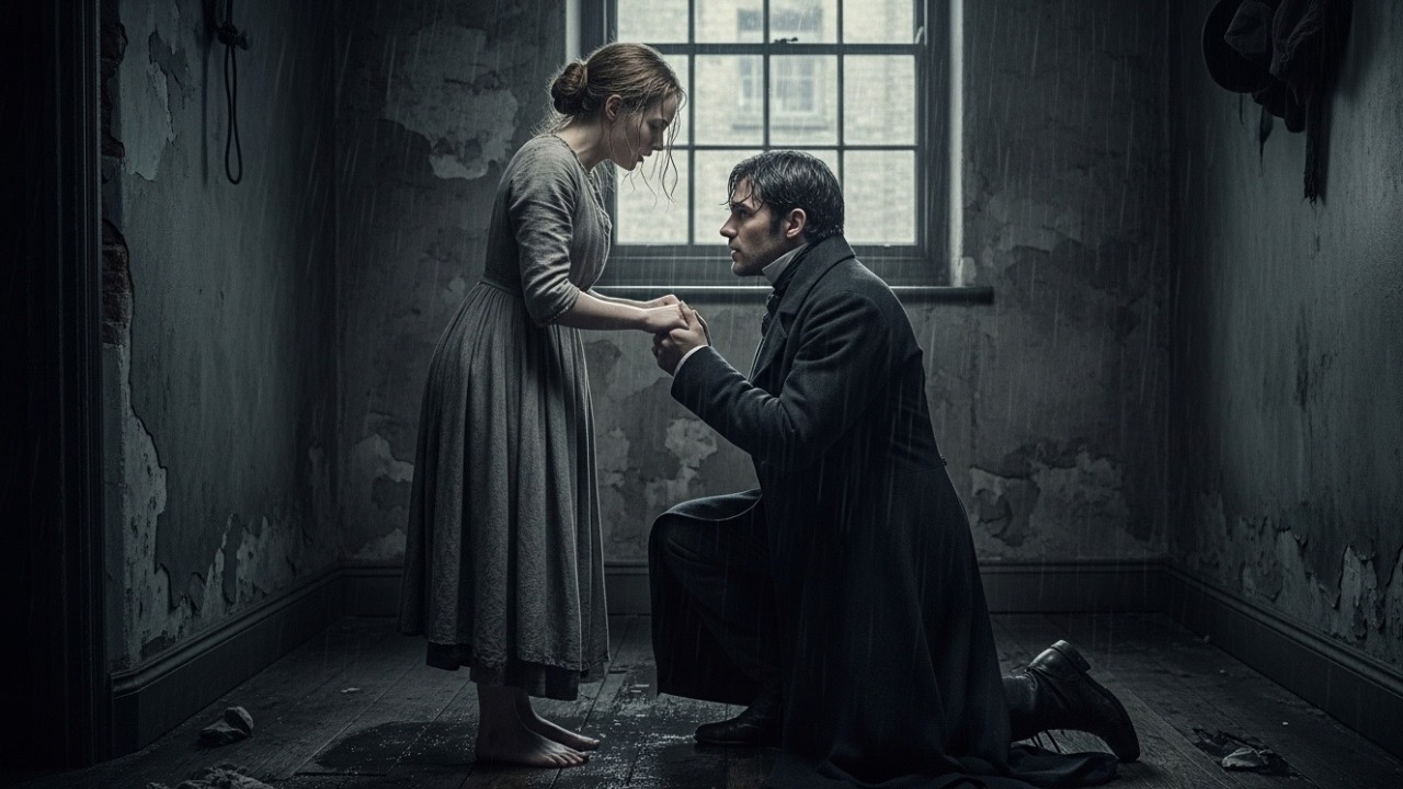 O duque esperou nove anos por um retrato — e ajoelhou-se descalço diante dela na pobreza.