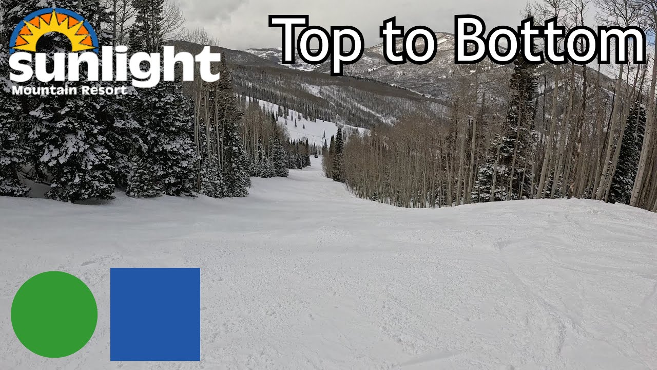 Sunlight Mountain - Top to Bottom Run (4K)