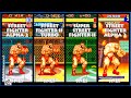 Street Fighter II ZANGIEF Graphic Evolution 1992-1996 (Super Nintendo) SNES