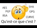 AES RSA PGP GPG SHA - Qu'est-ce que c'est ?