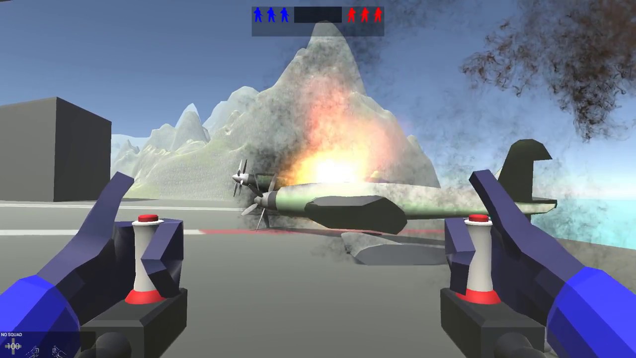 Ravenfield: Jetpack Mod - Lifting Eagles and destroying vehicles because reasons