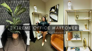 Extreme Office Makeover - Before and After Decoration | Office Transformation II Cat Melendez