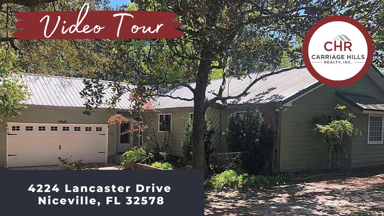 Carriage Hills Realty Video Tours 4224 Lancaster Drive, Niceville