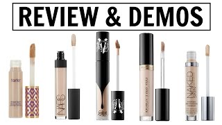 HIGH END CONCEALER BATTLE | 5 HIGH END REVIEWS AND DEMOS