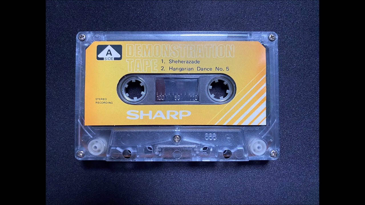 Sharp Demonstration Tape (Orange Label)