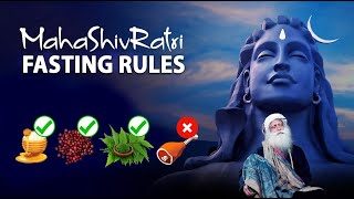 How to do Fasting on Mahashivaratri | Sadhguru