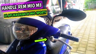 Pasang parking lock brake mio m3 di motor mio sporty