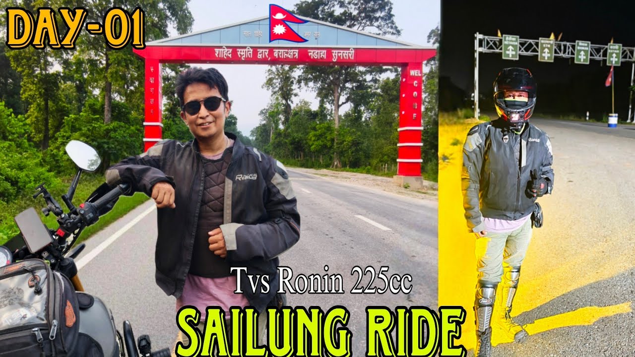 EP-01  MONSOON RIDE 🇳🇵|| DARJEELING TO SAILUNG RIDE || INDIA TO NEPAL RIDE ON TVS RONIN 225cc