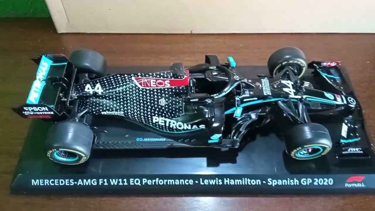 Lewis Hamilton 2020. MERCEDES-AMG F1 W11. Escala 1/24. - YouTube