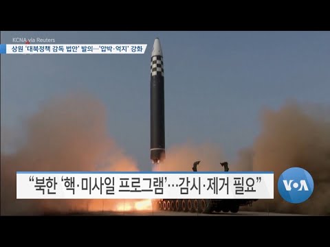 [VOA 뉴스] 상원 ‘<strong>대북정책</strong> 감독 법안’ 발의…‘압박·억지’ 강화”