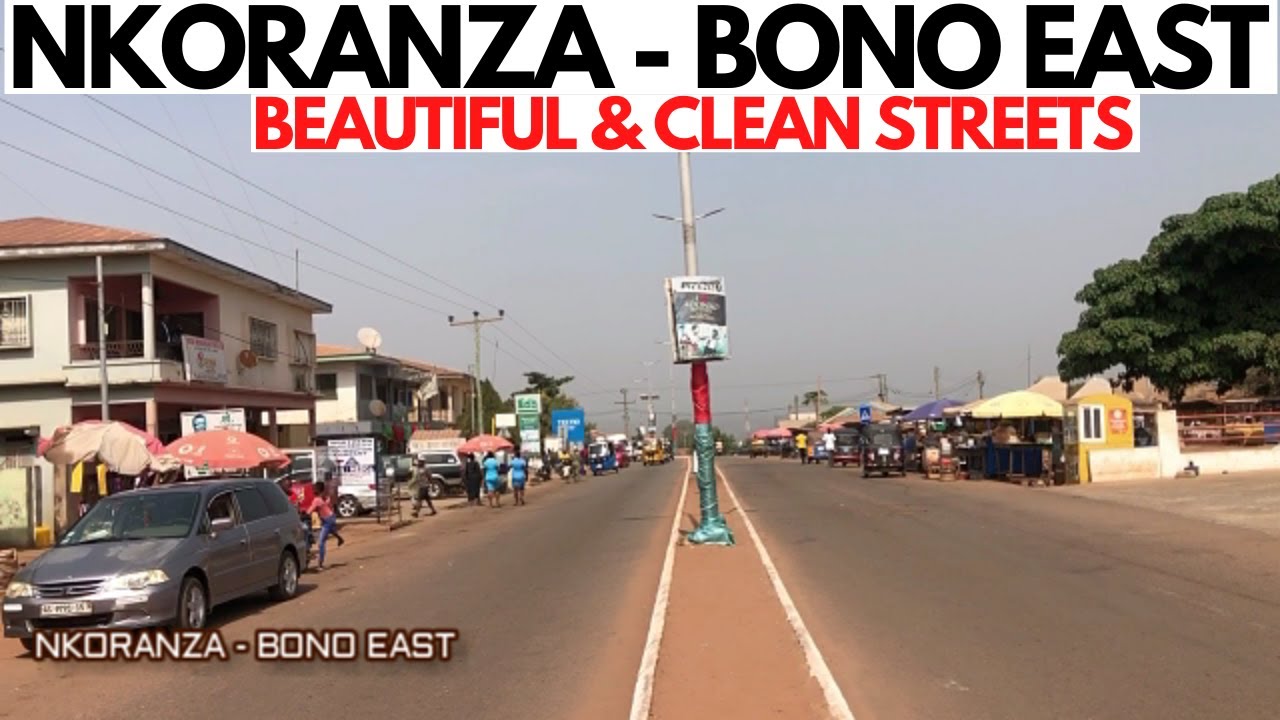 Most Beautiful and Cleanest Streets at Nkoranza - Bono East.