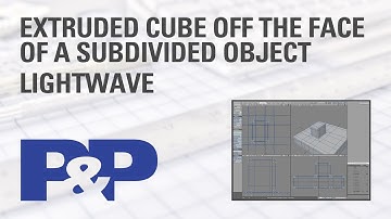 Creating an extruded cube off of the face of a subdivided object - Lightwave 3D 9.3