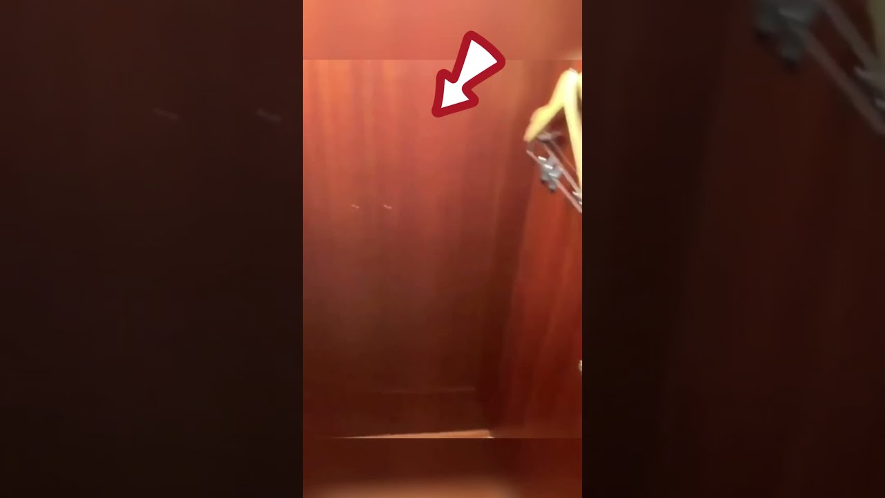 Hidden Hotel Room Door Reveals Mysterious Dark Tunnel